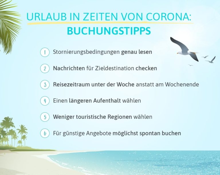 Urlaub in Zeiten von Corona: Buchungstipps von Urlaubsguru