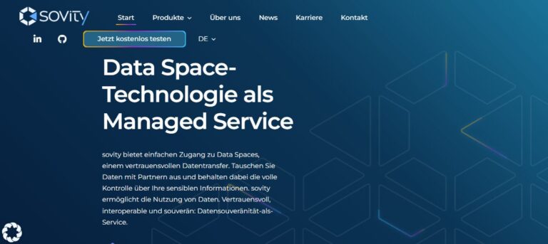 sovity erleichtert Unternehmen aller Größen und Industrien die Teilnahme an Data Spaces